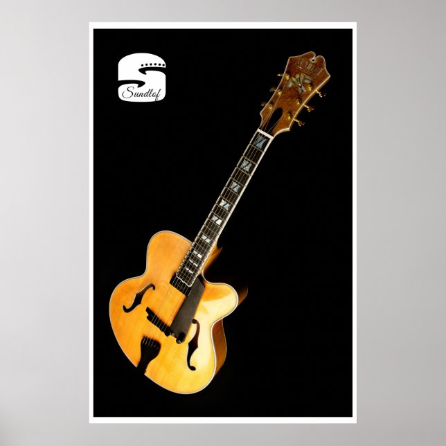 Sundlof Guitars Archtop Poster (Frente)