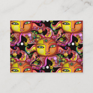 Sunface Celestial Cartão de visita