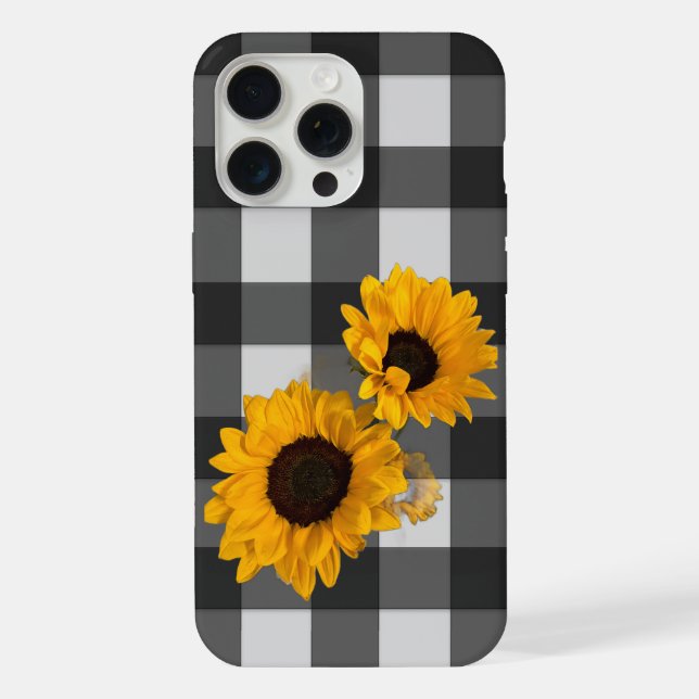 Sunflower Buffalo Plaid (Verso)