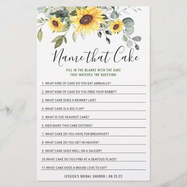 Sunflower Eucalyptus Jogo de Brida Dupla Face (Frente)