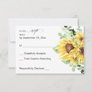 Sunflower & Eucalyptus MOD Floral no Mealor RSVP