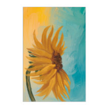 Sunflower Floral Wall Art