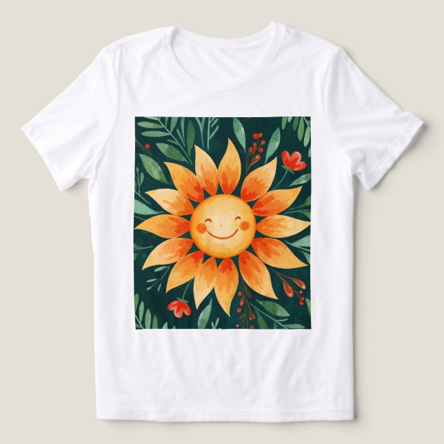 Sunflower flower (Design frontal)