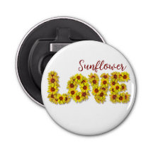 Sunflower Love Bottle Opener