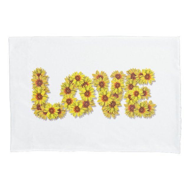 Sunflower Love Pillowcase (Frente)