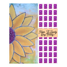 Sunflower Lovely Day Poster