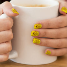 Sunflower Minx Nail Art