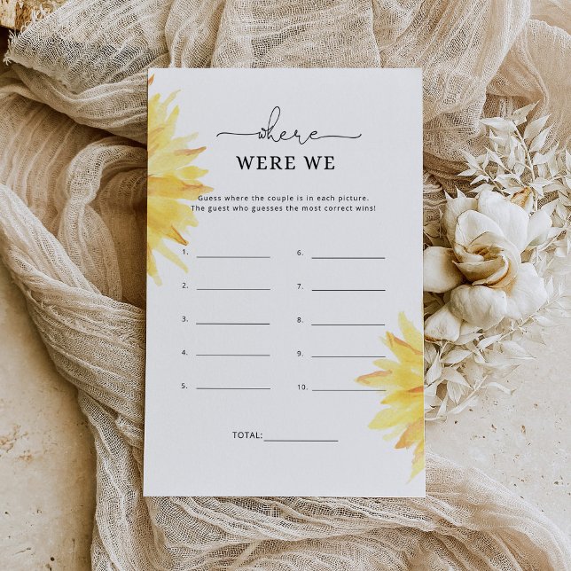 Sunflower Onde estávamos no jogo de chá de panela (Criador carregado)