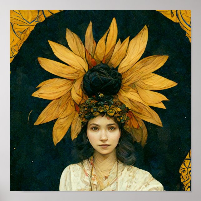 Sunflower Princess Slava Poster (Frente)