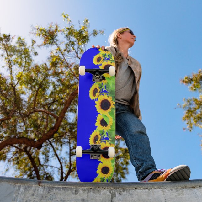 Sunflower Skateboard - Ucrânia Flag Colors (Ao ar livre 1)
