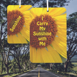 Sunflower Sunshine Bold Bright car
