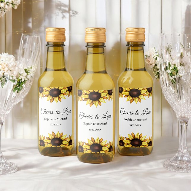 Sunflower Weding Cheers Floral (Criador carregado)