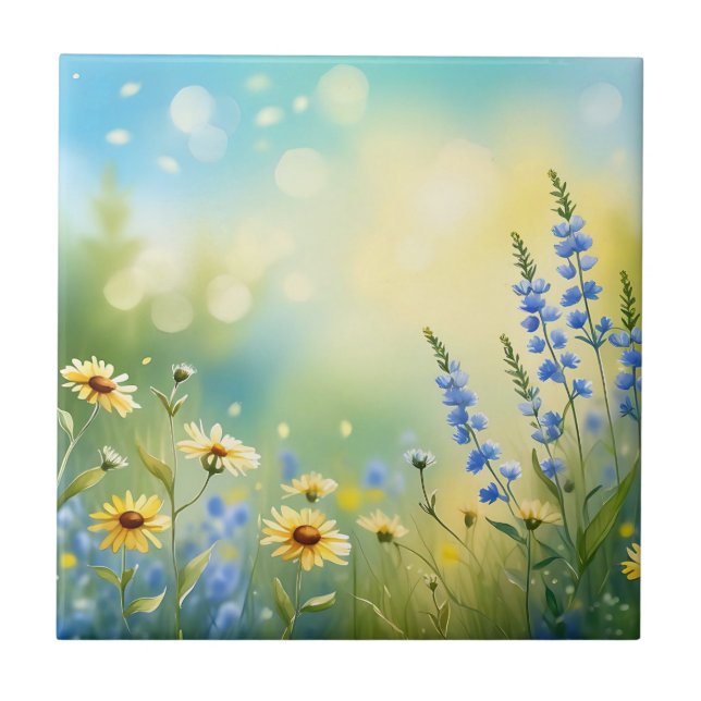 Sunlit Meadow Watercolor (Frente)