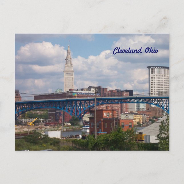Sunny Cleveland, cartão postal de Ohio (Frente)