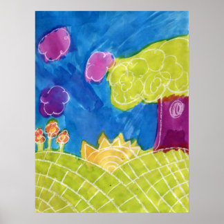 Sunny Day Art Poster