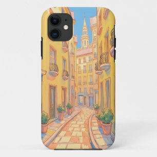 Sunny European Street capas de iphone - Arte Viage
