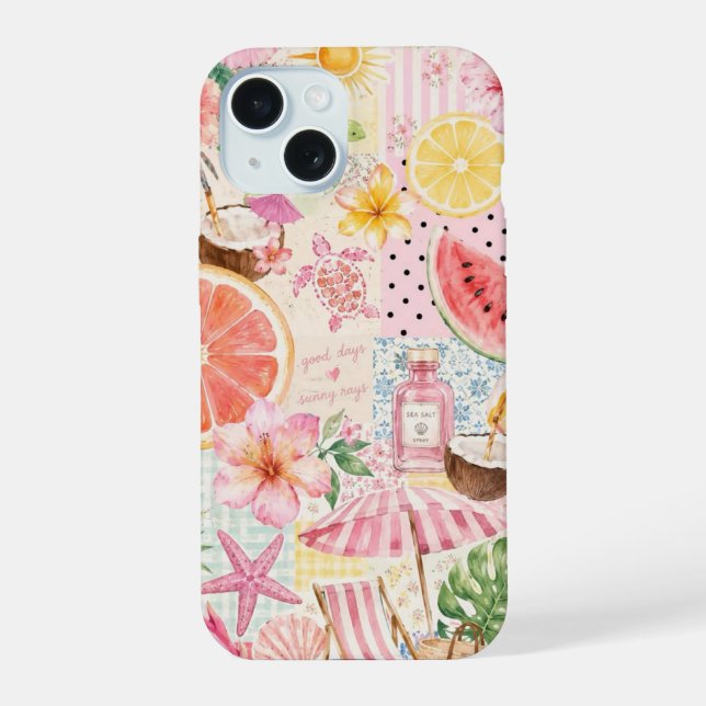 Sunny Rays Summer Aesthetic Collage (Verso)