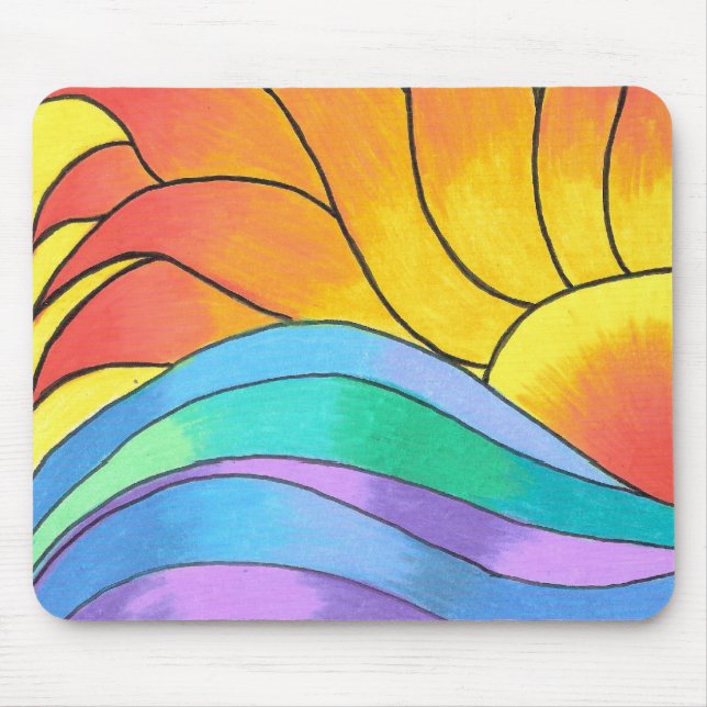 Sunny Sunset - Mousepad (Frente)