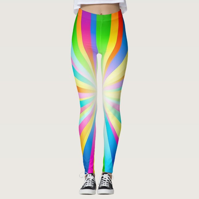 Sunrays printed Leggings for women (Frente)