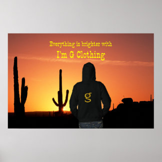 Sunrise Ad de I'm G Clothing - poster