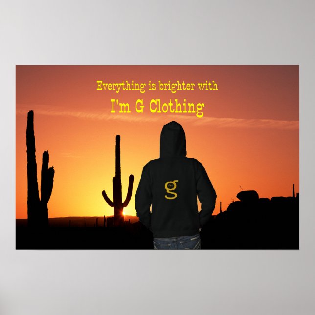 Sunrise Ad de I'm G Clothing - poster (Frente)