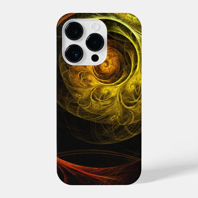 Sunrise Floral Red Abstrato Art (Verso)