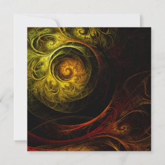 Sunrise Floral Red Abstrato Art