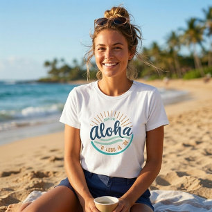 Sunrise "Jesus ama você" Camiseta Havaiana