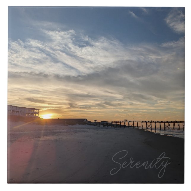 Sunrise na praia (Frente)