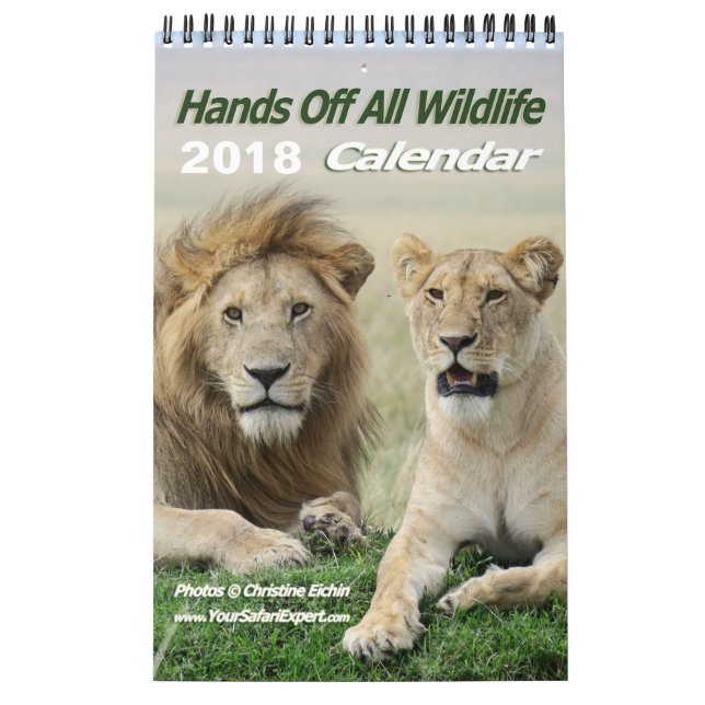 Sunrise sobre o Calendário Wildli do Quênia (Págin (Capa)