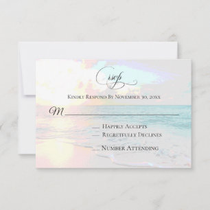 *~* Sunrise Sunset Sea Ocean - RSVP de Casamento d