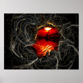 Sunsation Red Sunset Melting Poster