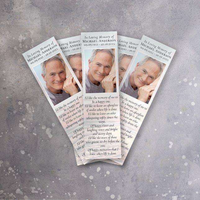 Sunset | 2x7" DIY Modelo de marcadores funerais (Criador carregado)