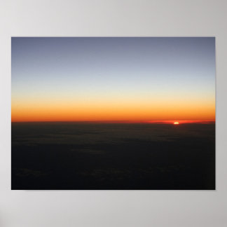 Sunset a Poster de 35.000 pés