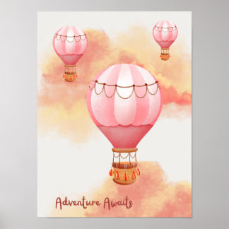 Sunset Adventure Aguarda Poster