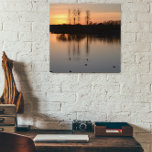 Sunset at Abberton Stretched Canvas Print<br><div class="desc">Sunset at Abberton. Canvas Art</div>