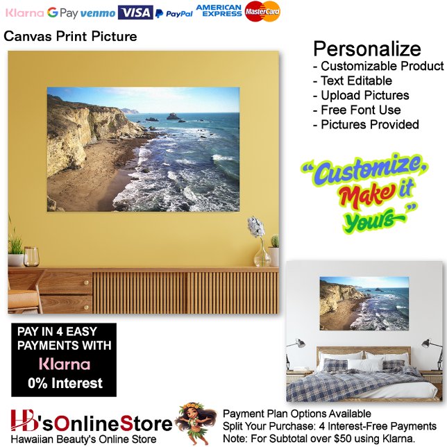 Sunset Beach Canvas Imprimir Imagem 28 (Sunset Beach Canvas Print Picture 28.)