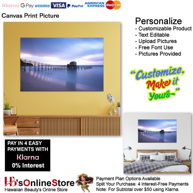 Sunset Beach Canvas Imprimir Imagem 30 (Sunset Beach Canvas Print Picture 30.)