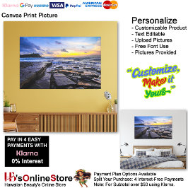 Sunset Beach Canvas Imprimir Imagem 31