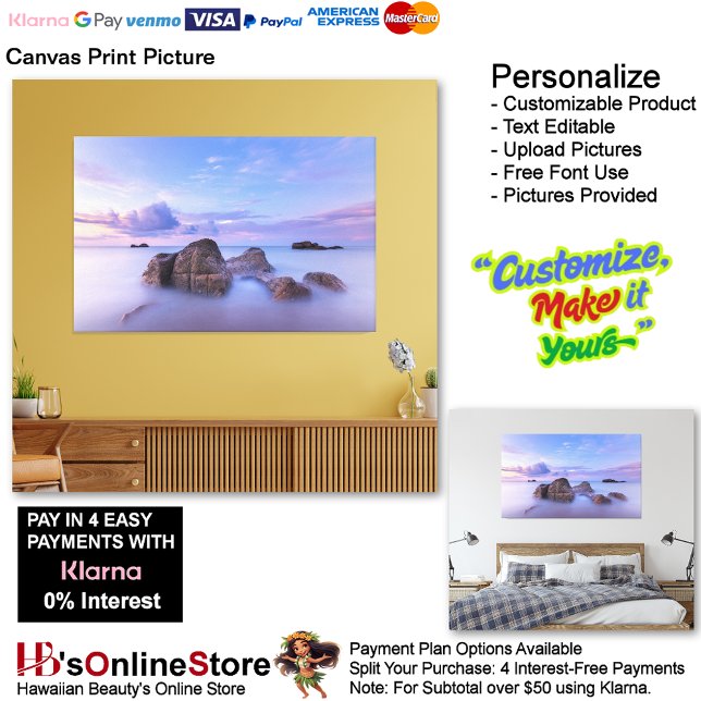 Sunset Beach Canvas Imprimir Imagem 38 (Sunset Beach Canvas Print Picture 38.)
