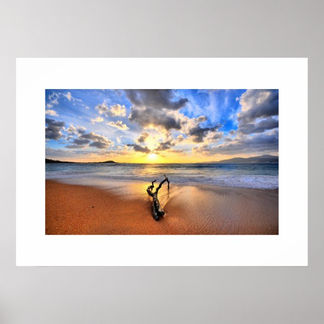 Sunset Beach Poster (Frente)