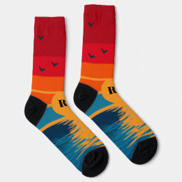 Sunset Beach Socks