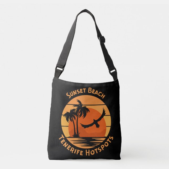 Sunset Beach Tenerife Crossbody Bolsas (Frente)