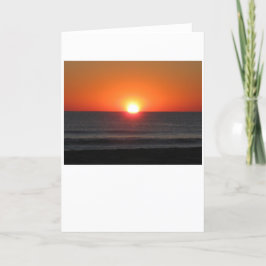 Sunset, cartão