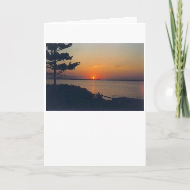 Sunset, cartão (Frente)