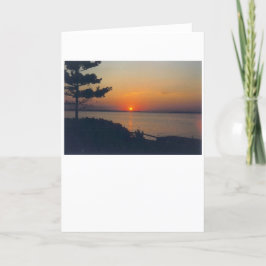Sunset, cartão