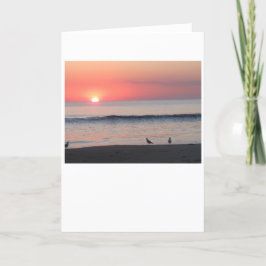 Sunset, cartão