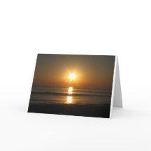 Sunset, cartão
