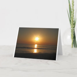 Sunset, cartão