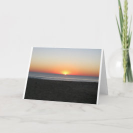 Sunset, cartão